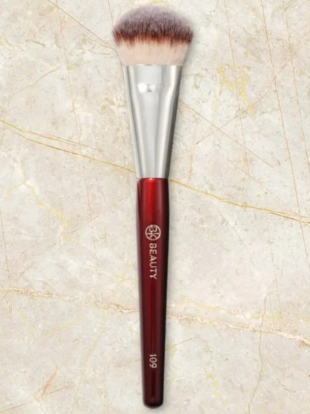 BK BEAUTY 109 MINI CONTOURED FOUNDATION Brush New